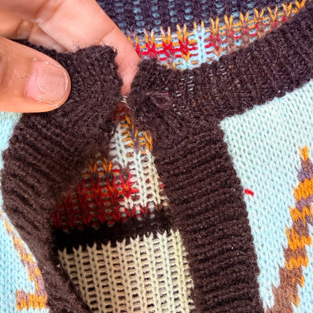 Selfie Couture Aztec-Inspired Cardigan - Size M/L - Picture 7 of 7